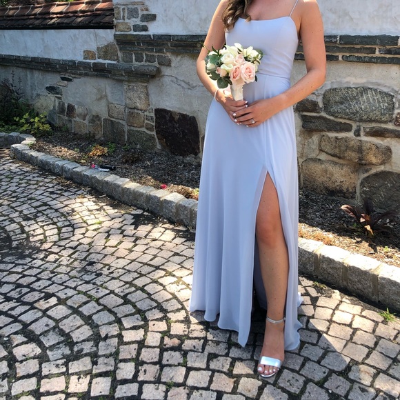 Jenny Yoo Kiara Whisper Blue bridesmaid dress - Picture 9 of 9